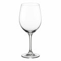 Weinglas 450 ml transparentes Glas mit Stiel