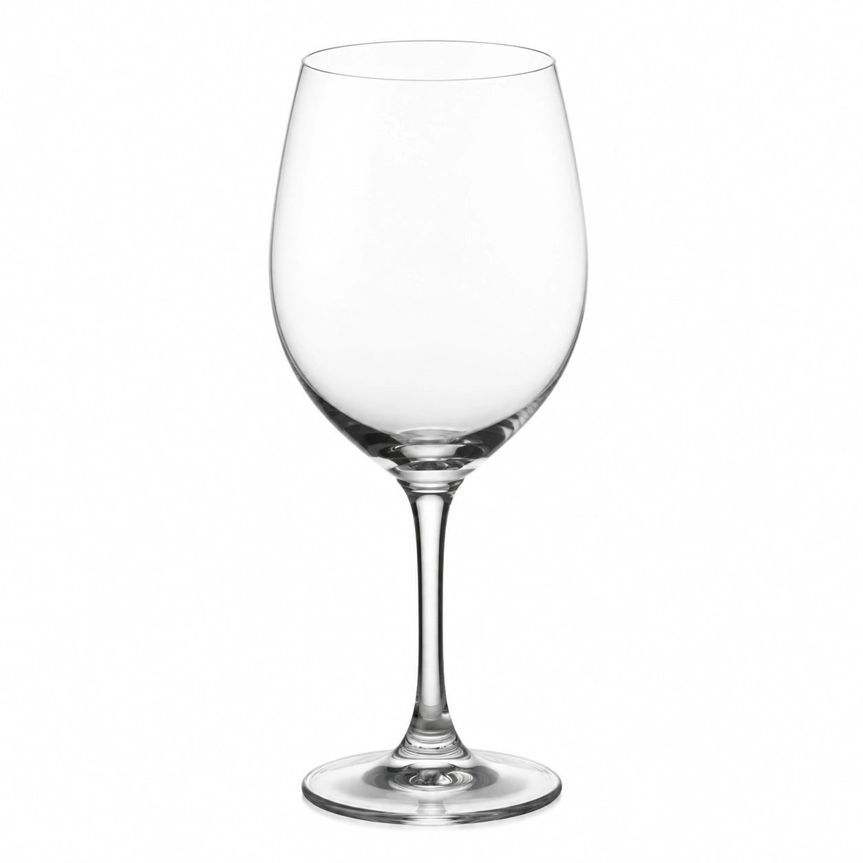 Weinglas 450 ml transparentes Glas mit Stiel