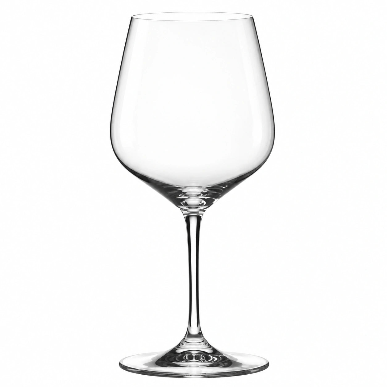 Weinglas 650 ml 23 cm aus transparentem Glas mit Stiel für Rotwein